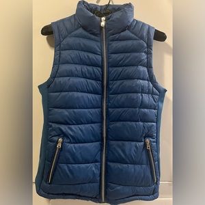 Special One International Authentic Style Blue/Gold Puffer Vest Big Girls XL